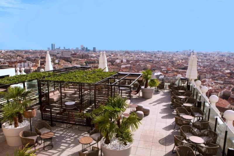Hotel Riu Plaza España; Rooftop Terraza